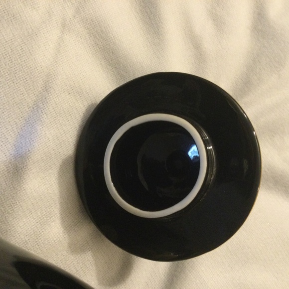 Vintage Otagiri brand, Lotus design set of lidded Ginger Jar and Cup - Picture 7 of 11